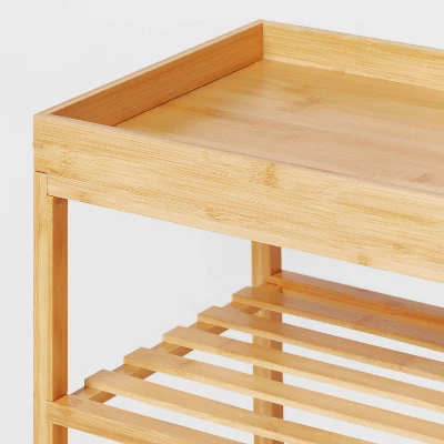 4 Tier Bamboo Shoe Rack - Brightroom™ - Image 2