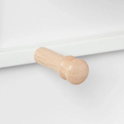 Mixed Material Entryway Organizer Matte White - Brightroom™ - Image 2