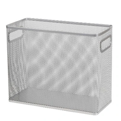 Mesh Hanging File Box Silver - Brightroom™