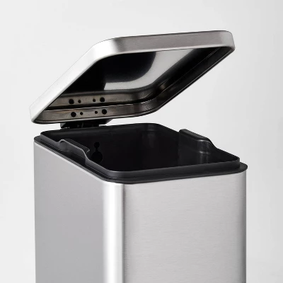 10L Stainless Slim Step Trash Can - Brightroom™ - Image 2